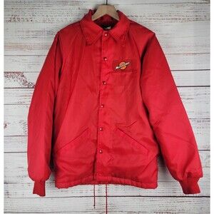 Vintage Manitowoc Jacket Mens S Wisconsin Swingster Windbreaker Coat Patch Lined